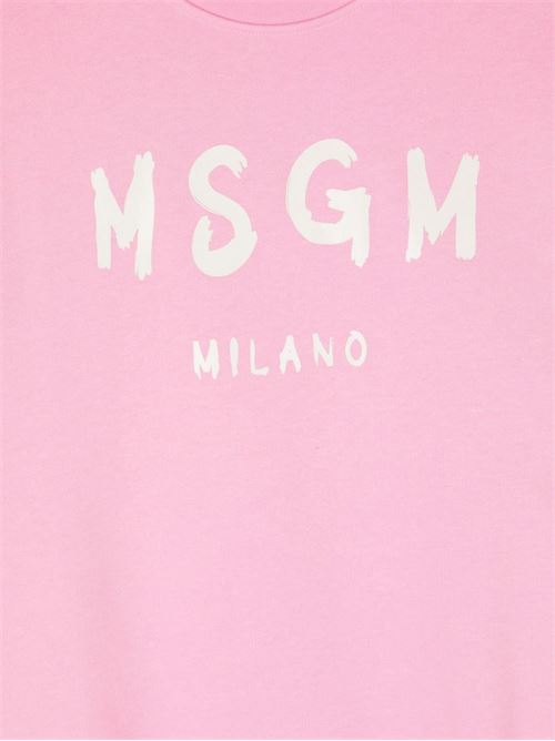 Felpa bambina girocollo MSGM KIDS | F4MSJUSW291042